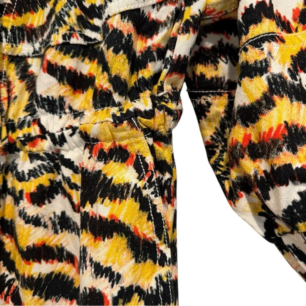 Rachel Comey x Target 🐅 Tiger Stripe Black and Orange Jumpsuit - Picture 7 of 13